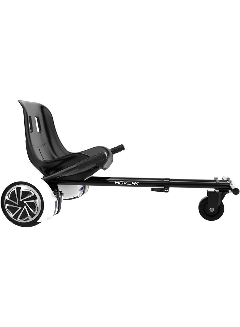 Hover-1 Kart Buggy Hoverboard Attachment | Compatible with Most 6.5" & 8" Electric Hoverboards, Hand-Operated Rear Wheel Control, Adjustable Frame & Straps, Easy Assembly & Install Hoverboard Go Kart - Image 1